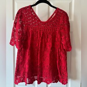 Anthropologie lace blouse